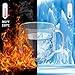 Unbreakable Double Walled Glass Coffee Mugs 10 fl oz, Borosilicate Glass, Insulated Coffee Mugs Set of 4, Microwave & Refrigerator Safe