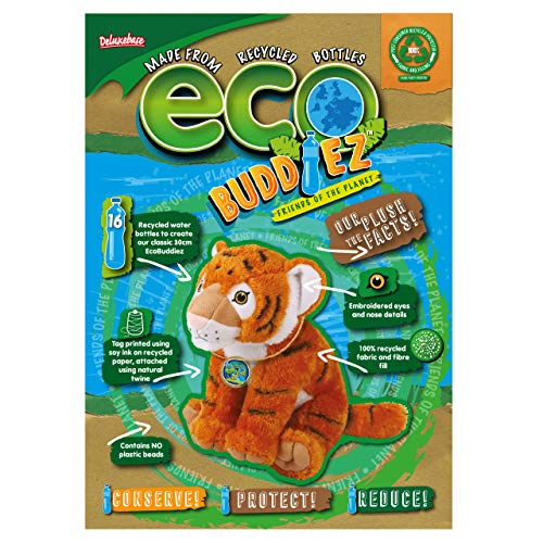 EcoBuddiez - Tigre di Deluxebase. Morbido Peluche