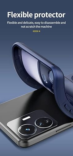 Miniatura 2 de Funda para Vivo Y77 5G, funda suave de TPU para teléfono móvil Vivo Y77e 5G 2022 V2166BA, color morado