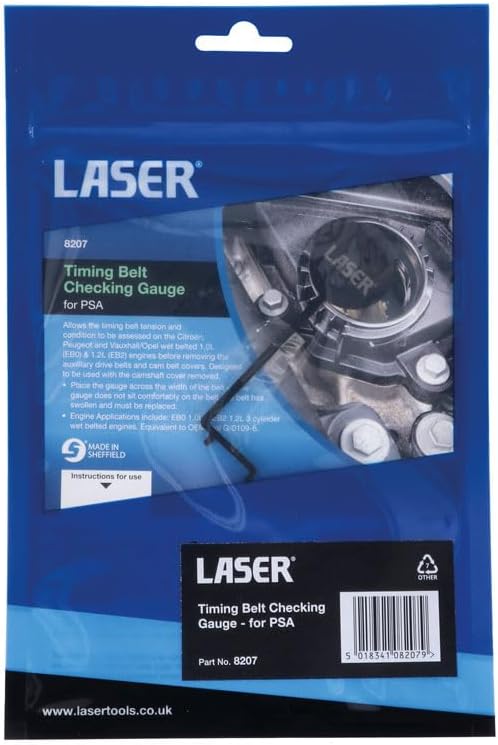 Laser 8207 Timing Belt Checking Gauge - for PSA