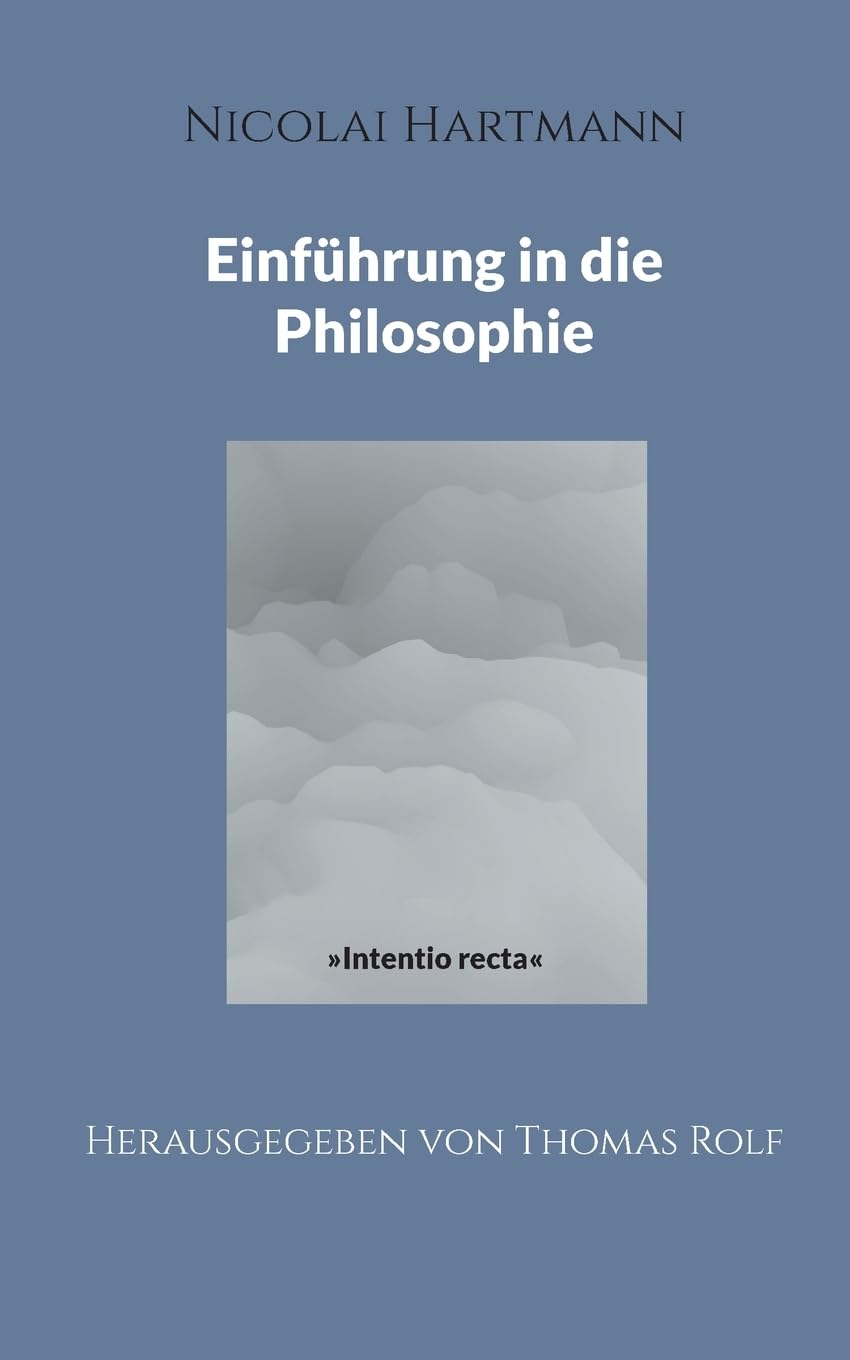 Nicolai Hartmann: Einführung in die Philosophie