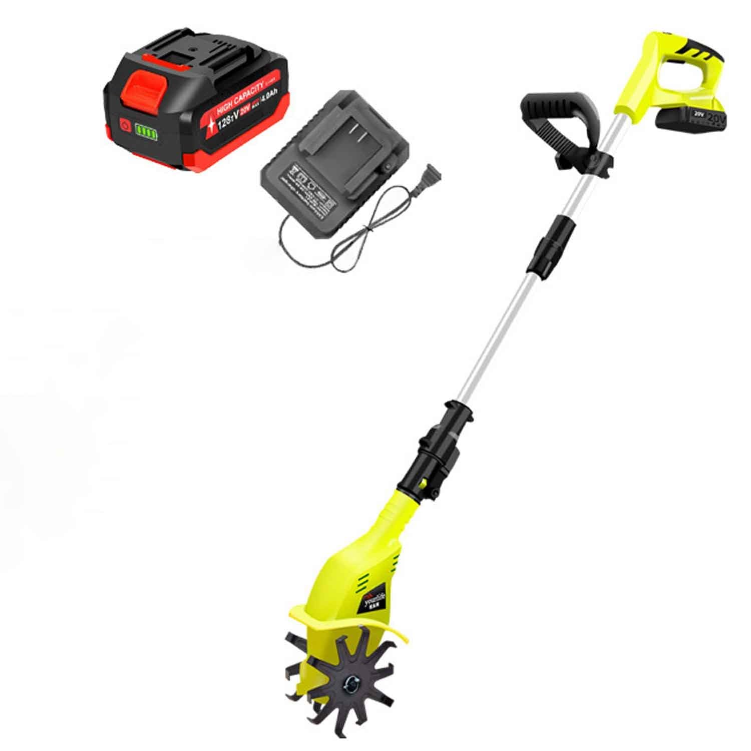 Motoculteur télescopique pour l'entretien du terreau de jardin