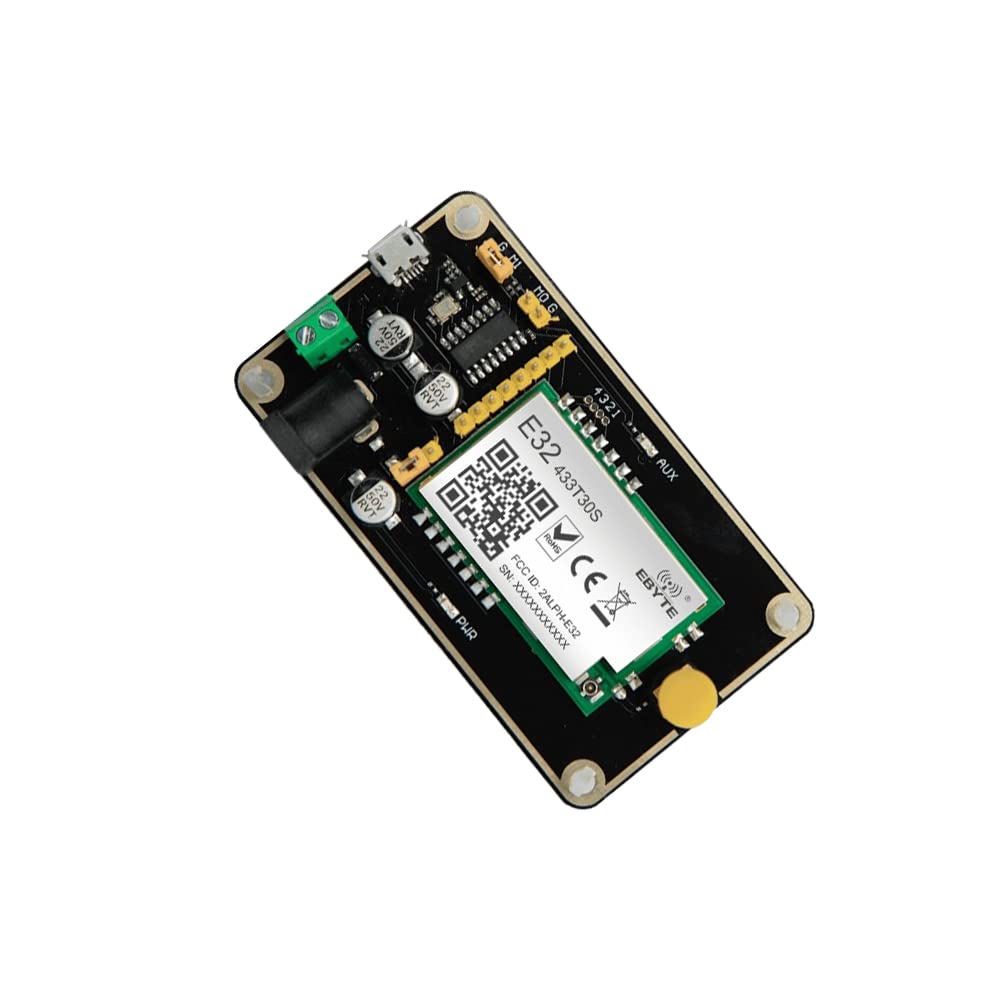 433MHz Lora 30dBm IOT Transmitter Receiver Test Board E32-433TBH-01 with E32-433T30S Module Antenna USB Cable