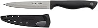 Vista 26 de Farberware Edgekeeper – Cuchillo de carnicero de 15 cm con cubierta autoafilable, cuchillo de cocina de acero inoxidable de alto carbono con mango