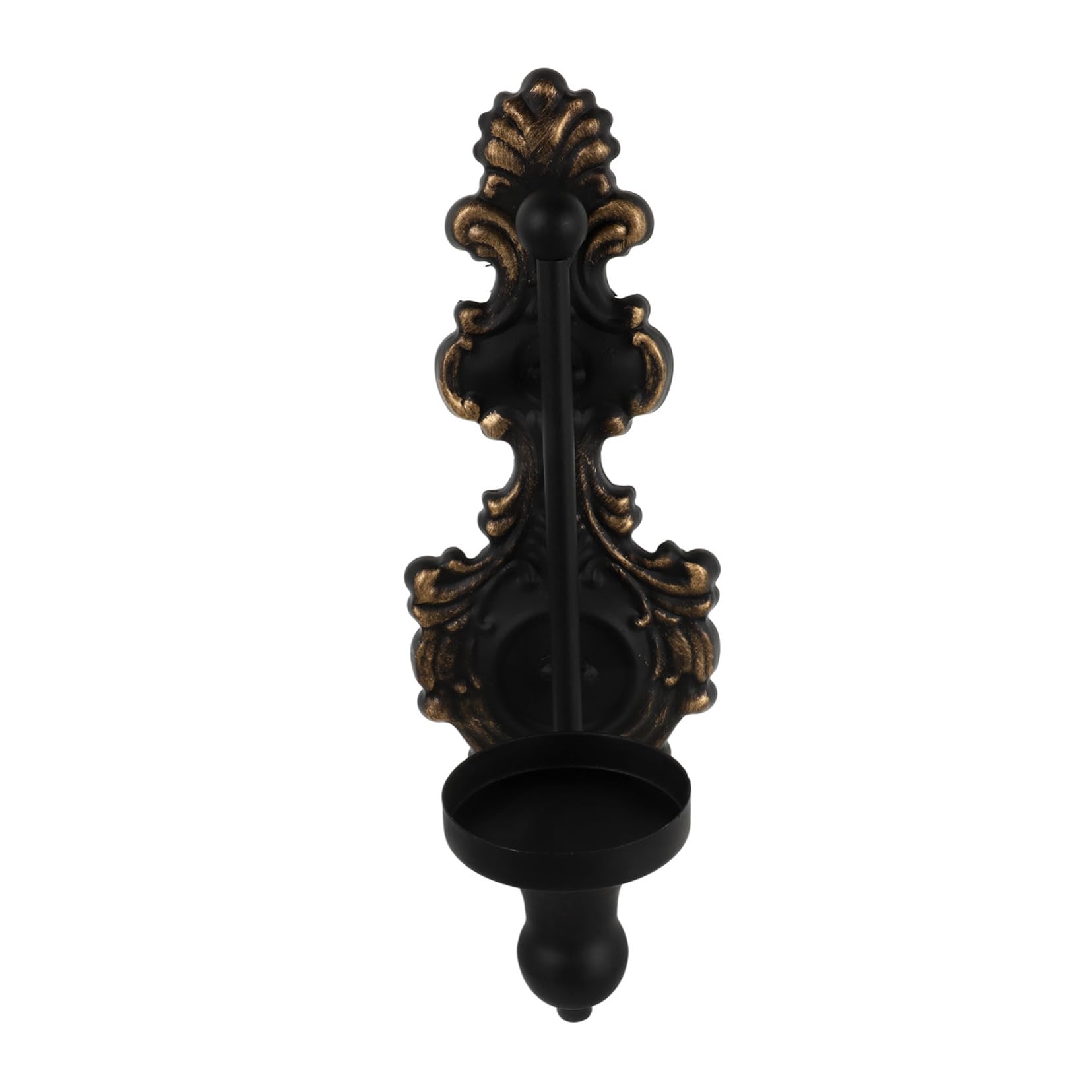 Candelabro de pared europeo con elegante diseño de hierro para decoración del hogar