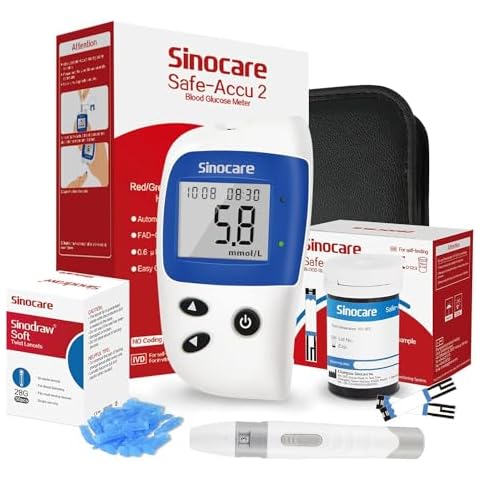 Sinocare Safe-Accu2 Blood Glucose Monitor Kit Cover