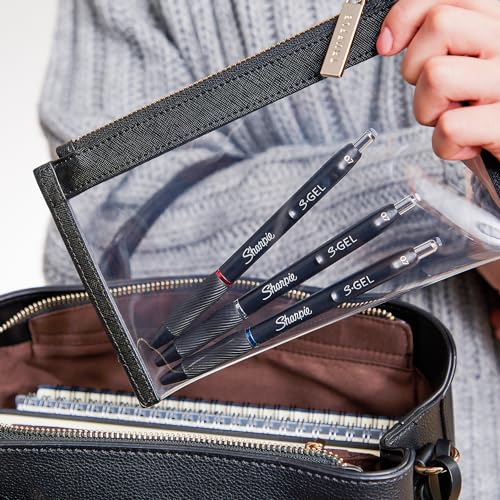 Sharpie S-Gel Pens | Fine Point 0.5mm | Black Ink | Pack of 4 | Retractable Gel Pens | Comfort Grip - Image 6