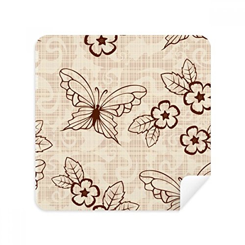 Chiffon écran téléphone daim anti-traces lot de 2 essuie-microfibre marron