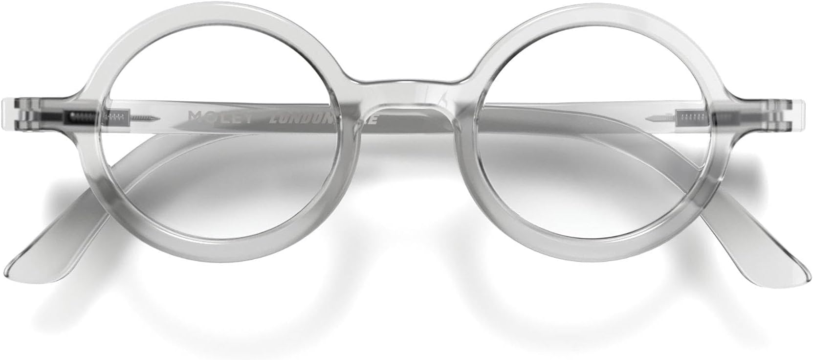 LONDON MOLE® Moley reading glasses | Cool round shaped readers | Men’s Women’s Unisex | Spring hinges