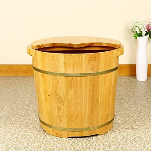 Bañera de madera para spa de pies Katzowen miniatura 2