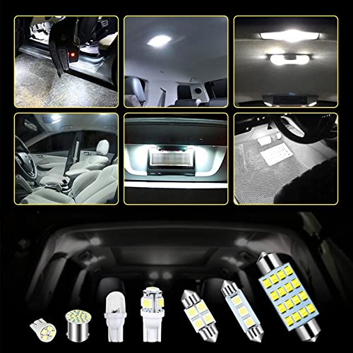 Kit 42 Bombillas LED para Interior de Auto Blanco miniatura 3