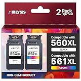 AIRLYSIS 560 561 XL Remplacement pour Cartouche Canon 560 561 XL pour Encre Canon 560 pour...