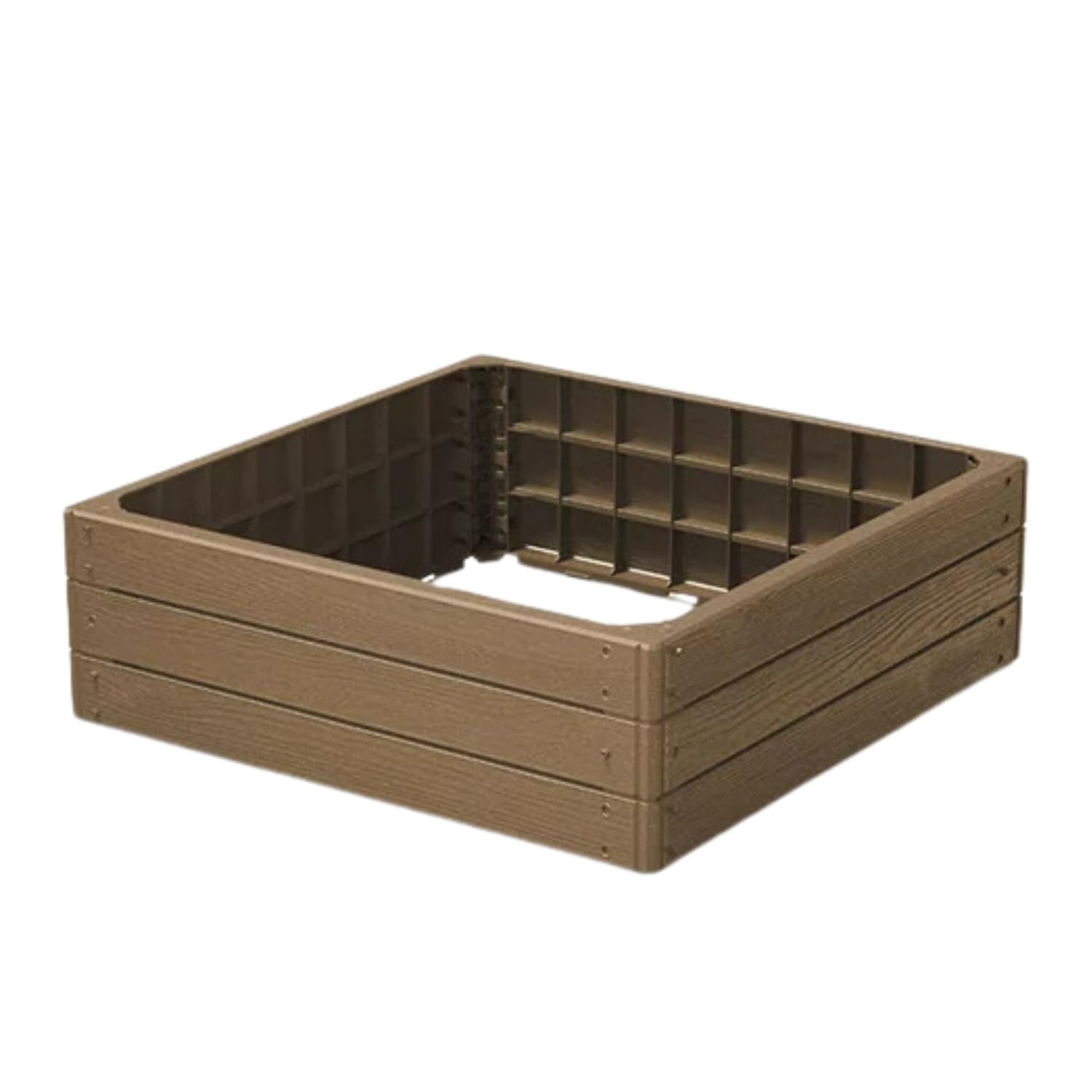 B2c Eco Naturo Garden Raised Grow Beds -Strong- Rectangle Square Hex Vegetable Herb Box Planter Trough (, Square 75Cm X 75Cm)