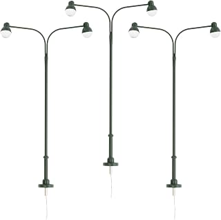 Lionel Double Arm Globe Lights 3-Pack O Gauge Train Accessory