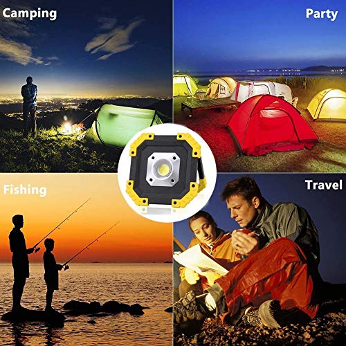 Panne de courant solution avec projecteur LED portable 10W - 6