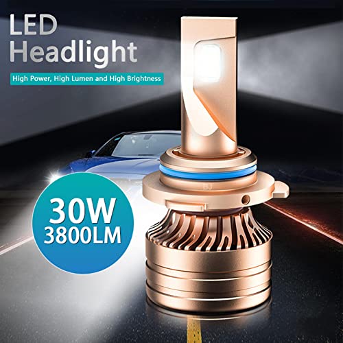 Farol baixo - Combinação de lâmpadas LED super brilhantes 3570lms,Kit de conversão de farol de LED b