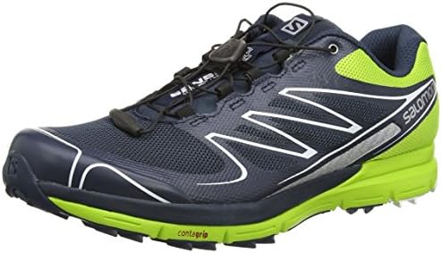 SALOMON - Sense Pro -, Homme, Multicolore (Deep Blue/Granny Green/White),  Taille 40.6666666666667 : Amazon.fr: Chaussures et Sacs