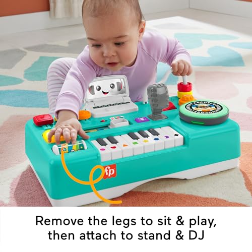 Fisher-Price Laugh & Learn DJ Table Activity Center for Babies - Image 5