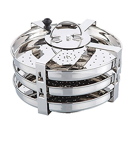 Image of Expresso Stainless Steel Idiyappam Stand, for Kitchen Small (3 Plates)