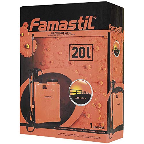 Pulverizador Costal Famastil – 20 litros – Compressão Prévia – Pulverizador Costal + Kit de Peças de