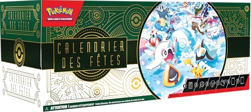 Pokémon TCG: Weihnachtskalender (8 glänzende Promokarten 5 Booster und mehr)