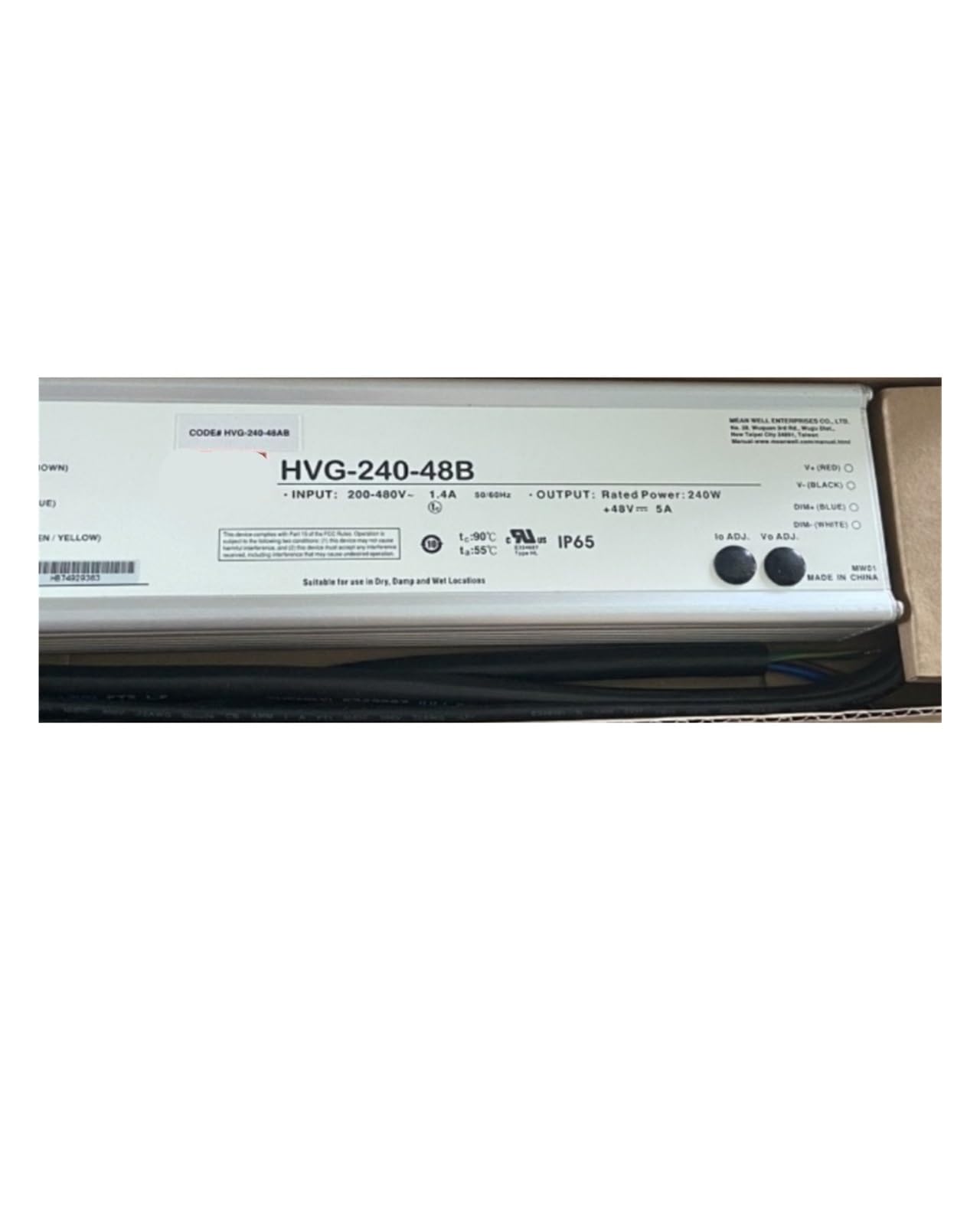 Alimentation HVG-240-36AB pour illuminer les grands jardins