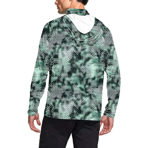 Sun Protection Shirts for Men UPF 50+ Long Sleeve Hoodies with Mask Summer UV Rash Guard Cooling Fishing Shirt4