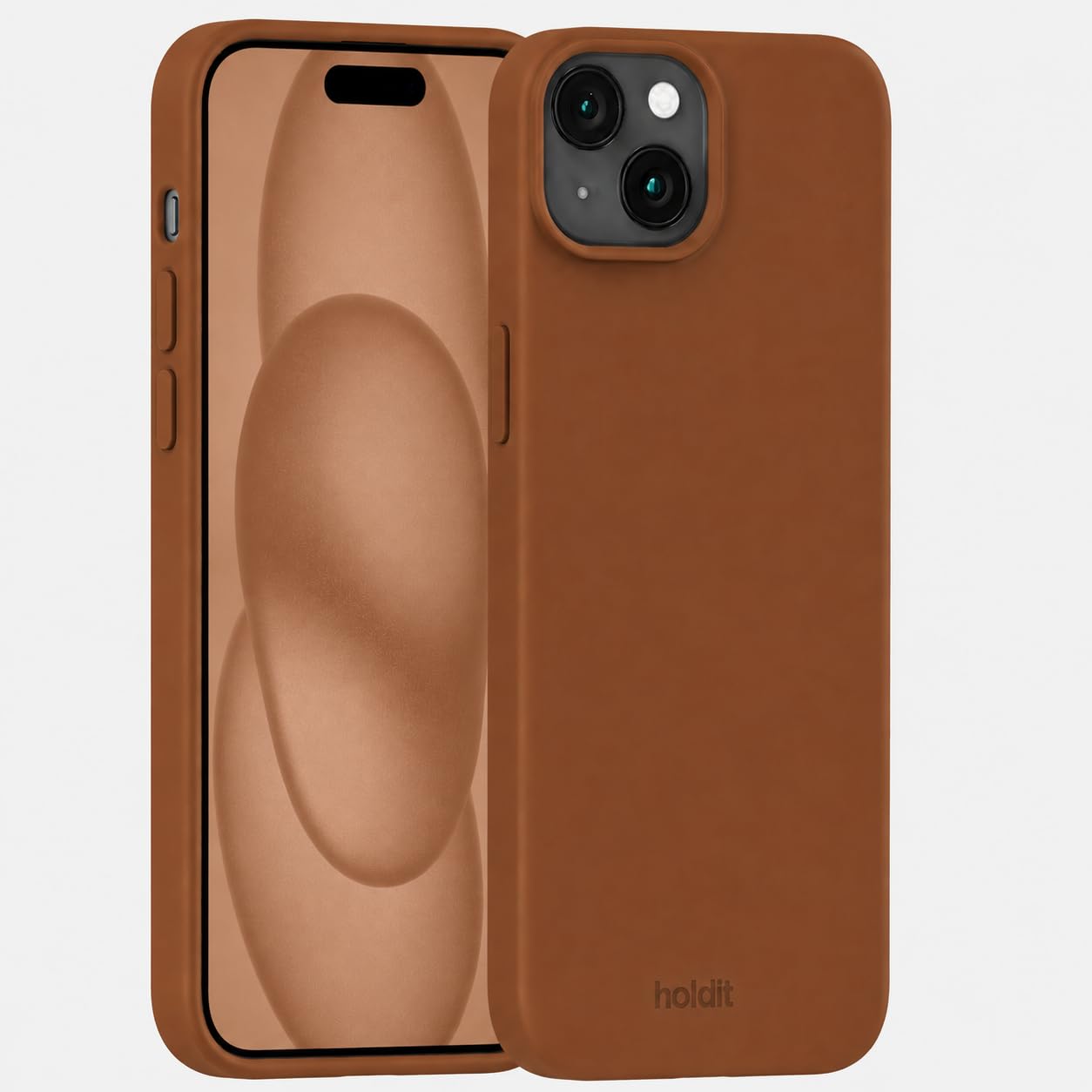 Amazon.co.jp: Holdit スマホケース (iPhone 15 / キャメルブラウン