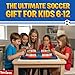 Soccer Toy for Kids - Table Top Foosball Game for 3 4 5 6 7 8-12 Year Old Kids - Interactive Soccer Gift - Mini Football Table Game with Goal Bell, Score Counter & 6 Balls - Easy Set-up Gift