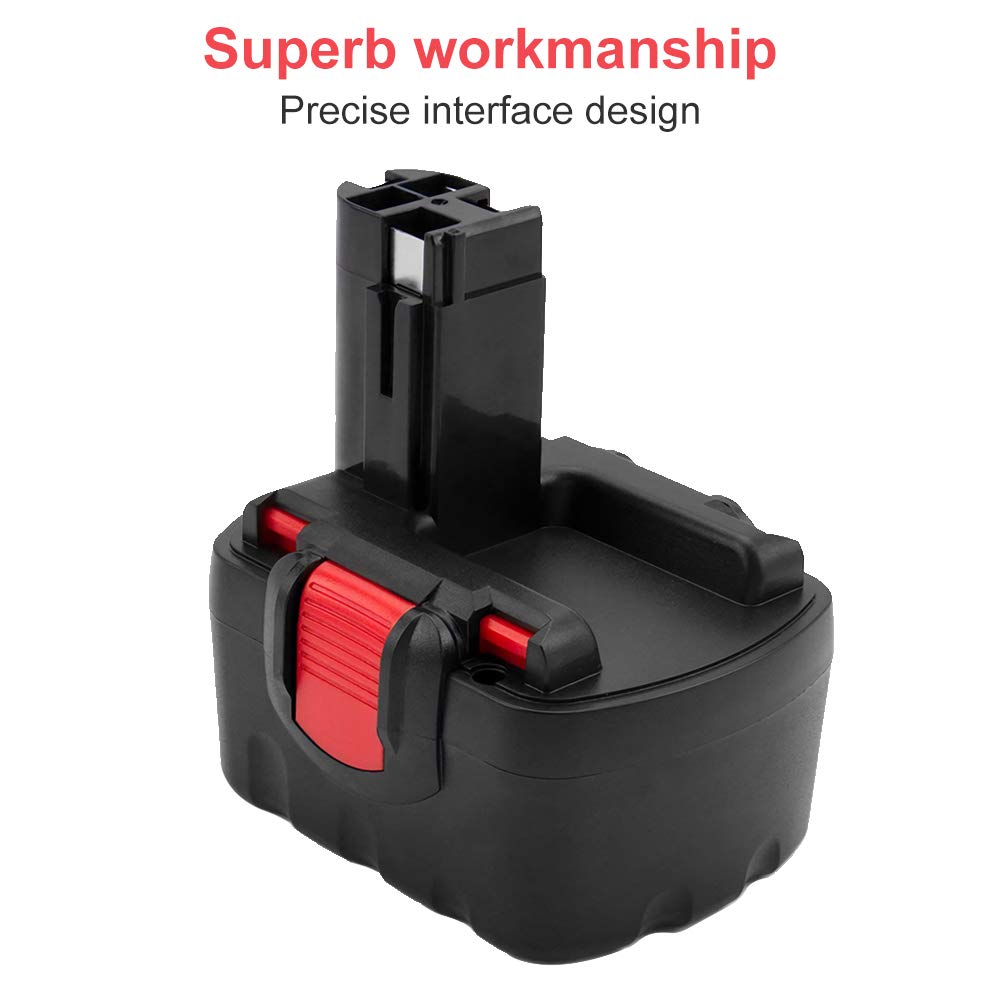 2 pièces 14.4V 3.6Ah pour Bosch Batterie 14.4V de Remplacement Ni-MH BAT038 BAT040 BAT041 BAT140 BAT159 2607335533 2607335275 2607335685 PSR 14.4 13614 13614-2G 15614