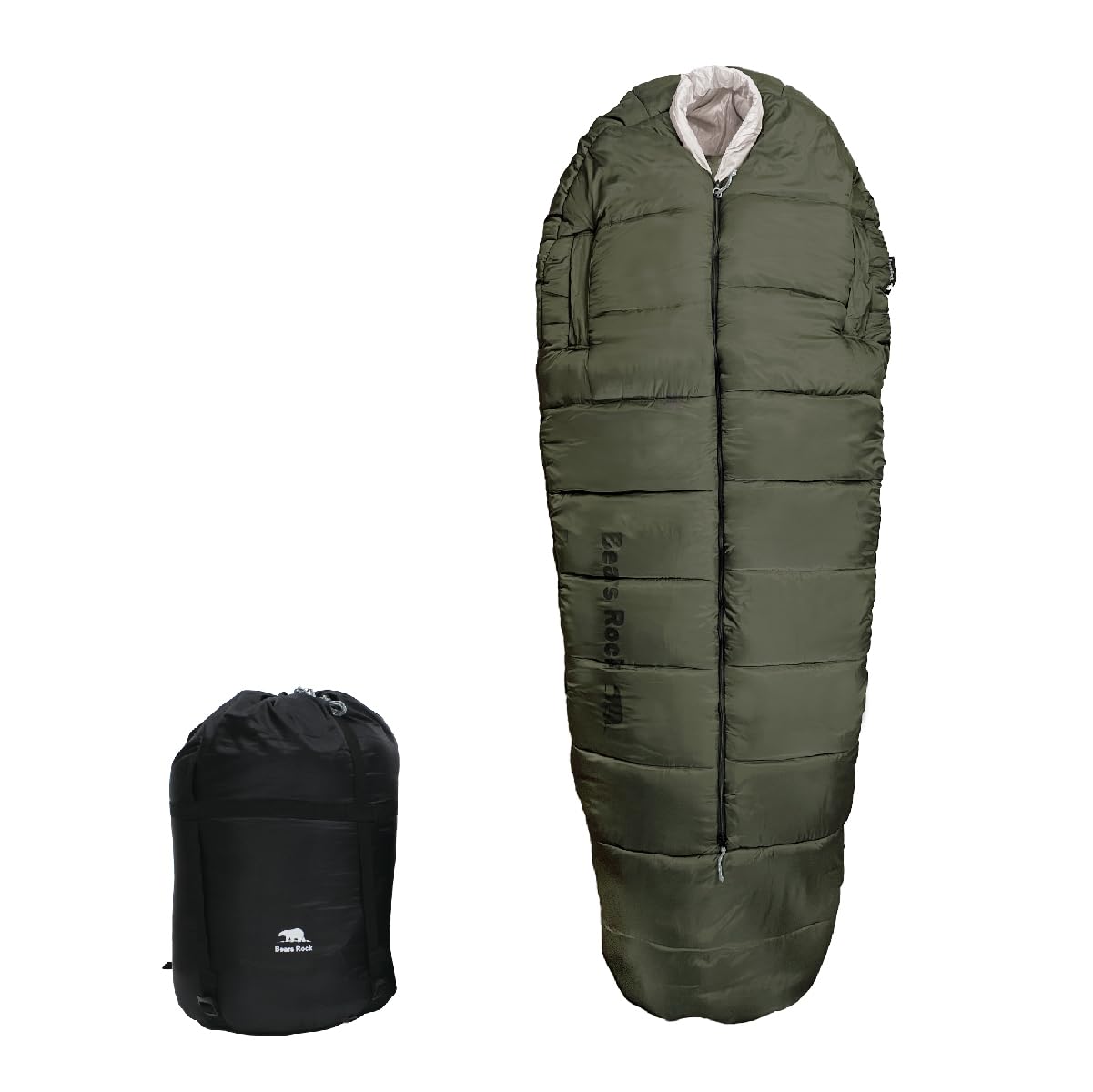 Amazon.co.jp: Bears Rock ベアーズロック -34度 寝袋 冬用 真冬
