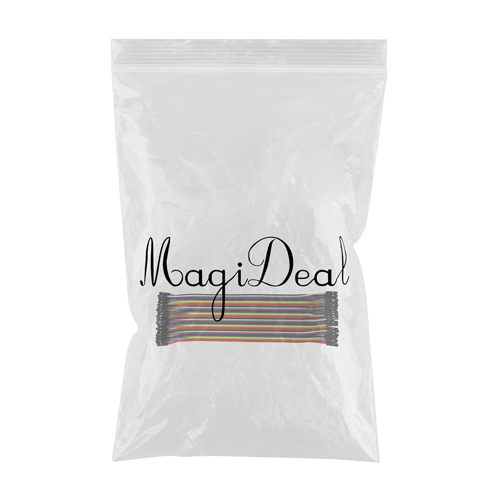 BNF Dupont Jumper Wire Breadboard Jumper Wire Assorted Kit 40pcs M to F 20cm-image-42
