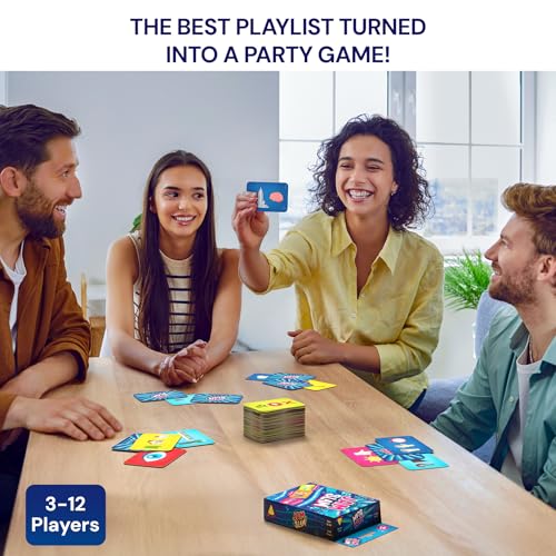Image of Gouda Games Jam Slam Music Card Game - Fast-Paced Song Guessing Party Game for Family Game Night, Fun for Adults, Teens & Kids, Gift for Music & Board Game Lovers, 3-12 Players
