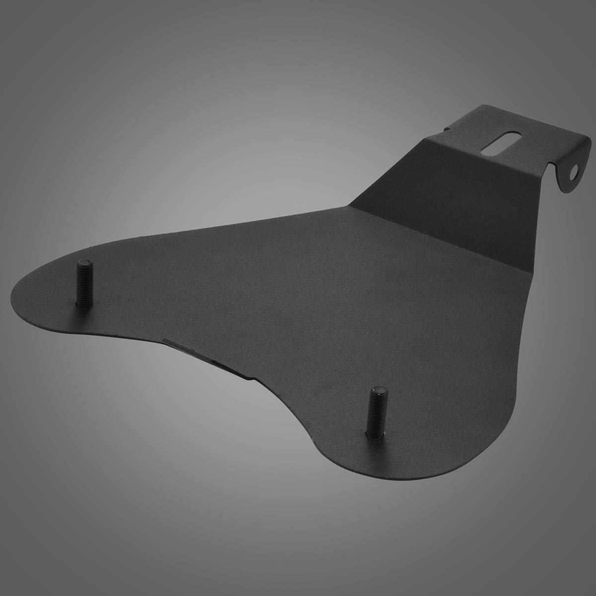 KATUR Piastra di Base per Sedile Unico per Motocicletta Piastra di Base Piastra di Base Acciaio Resistente Nero Adatto per Harley Sporster 883 1200 Chopper Bobber (Piastra di Base con Kit Molla Nera)