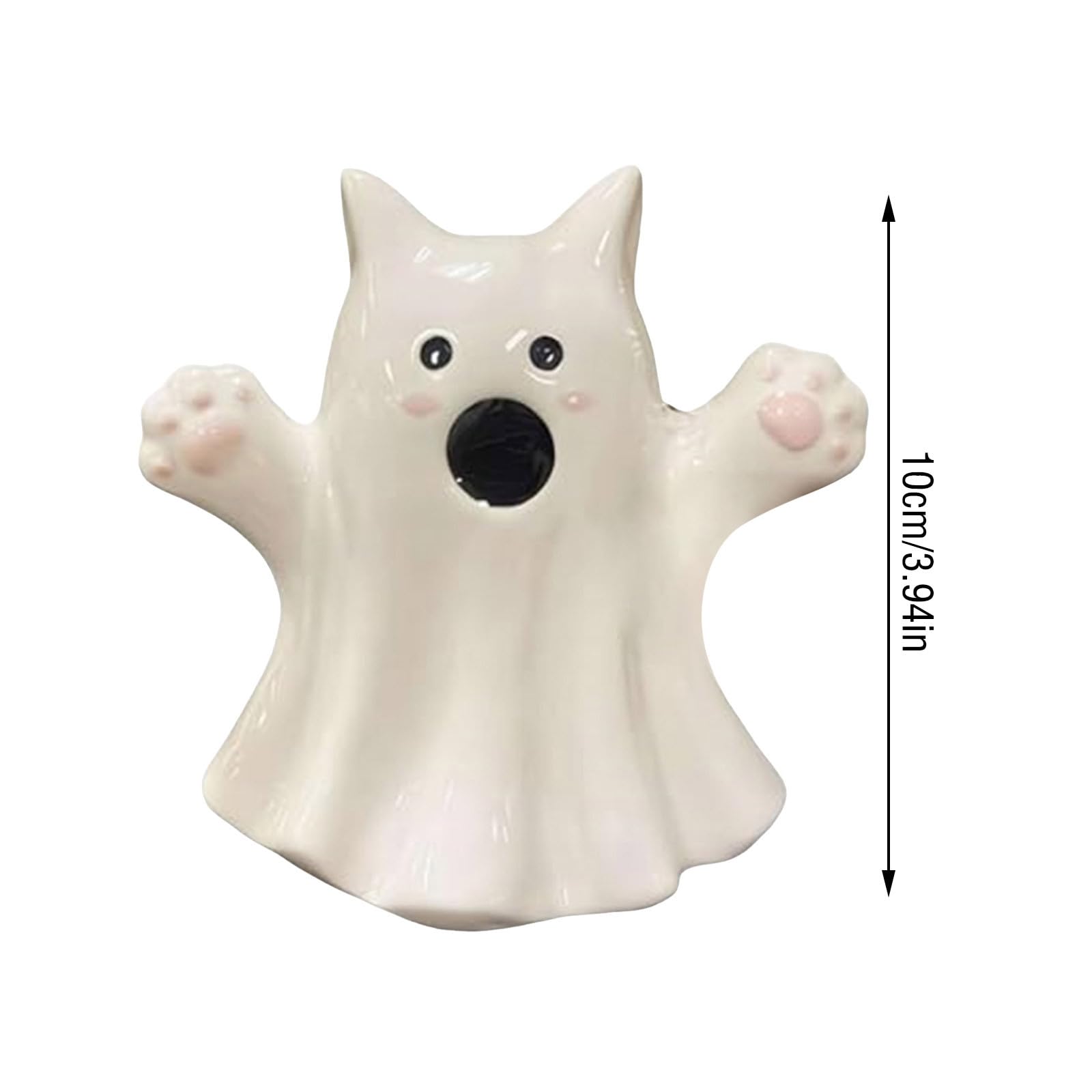 Vartegas Halloween Geist Deko Aus Harz - Süße Geister-Figuren Für Tischdeko & Zimmerdekoration