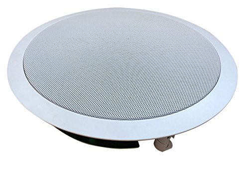 Image of 82S2C Silver Ticket in-Wall in-Ceiling Speaker with Pivoting Tweeter (2 Channel Stereo 8 Inch in-Ceiling) 11 Inch Overall Size