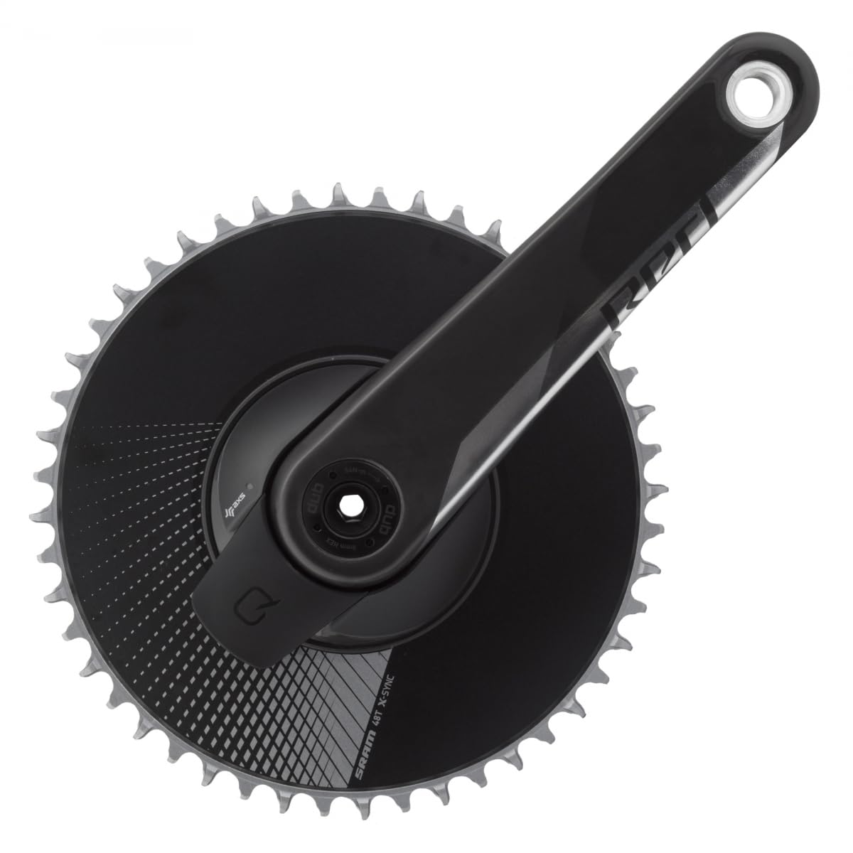 SRAM RED 1 AXS Power Meter Crankset - 175mm, 12-Speed, 48t, Direct Mount, DUB Spindle Interface, Natural Carbon, D1