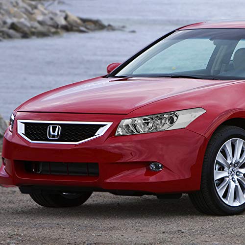 Dna Motoring Hl-Oh-Ha082D-Ch-Cl1-T2 Chrome Housing Oe Style Projector Headlights Replacement Compatible With 08-12 Honda Accord 2-Dr Coupe #TOP6