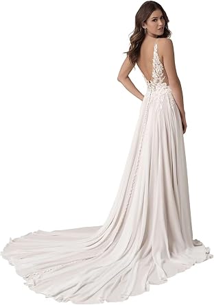 Simple Wedding Dresses for Bride Sexy Mermaid Lace Long Sleeve Bridal Dress for Bride with Train