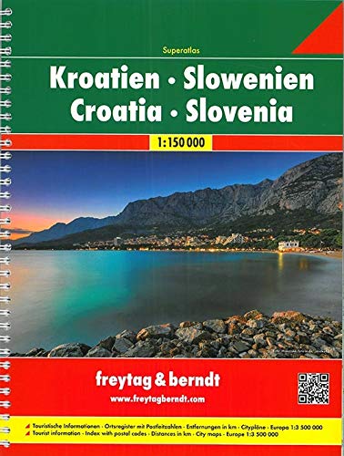 Kroatien-Slowenien Superatlas, Autoatlas 1:150.000, freytag & berndt Autoatlanten Kroatien-Slowenien Superatlas, Autoatlas 1:150.000, freytag & berndt Autoatlanten