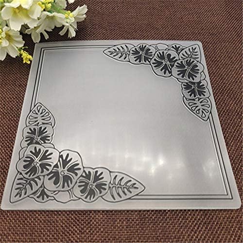 Flower Print DIY Plastic Embossing Folders for DIY Scrapbooking Paper Craft. Card Making Decoration Supplies