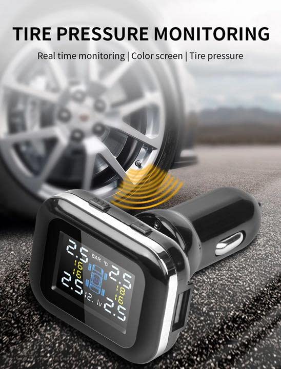 新品　TPMS　デジタルカラーモニター　空気圧監視センサーシステム　ソケット型　タイヤ　エアー　セキュリティ対策　空気漏れ　アルミホイール　事故防止 Amazon.co.jp: [NEXT-STAGE] TPMS カラーモニター 空気圧監視センサー