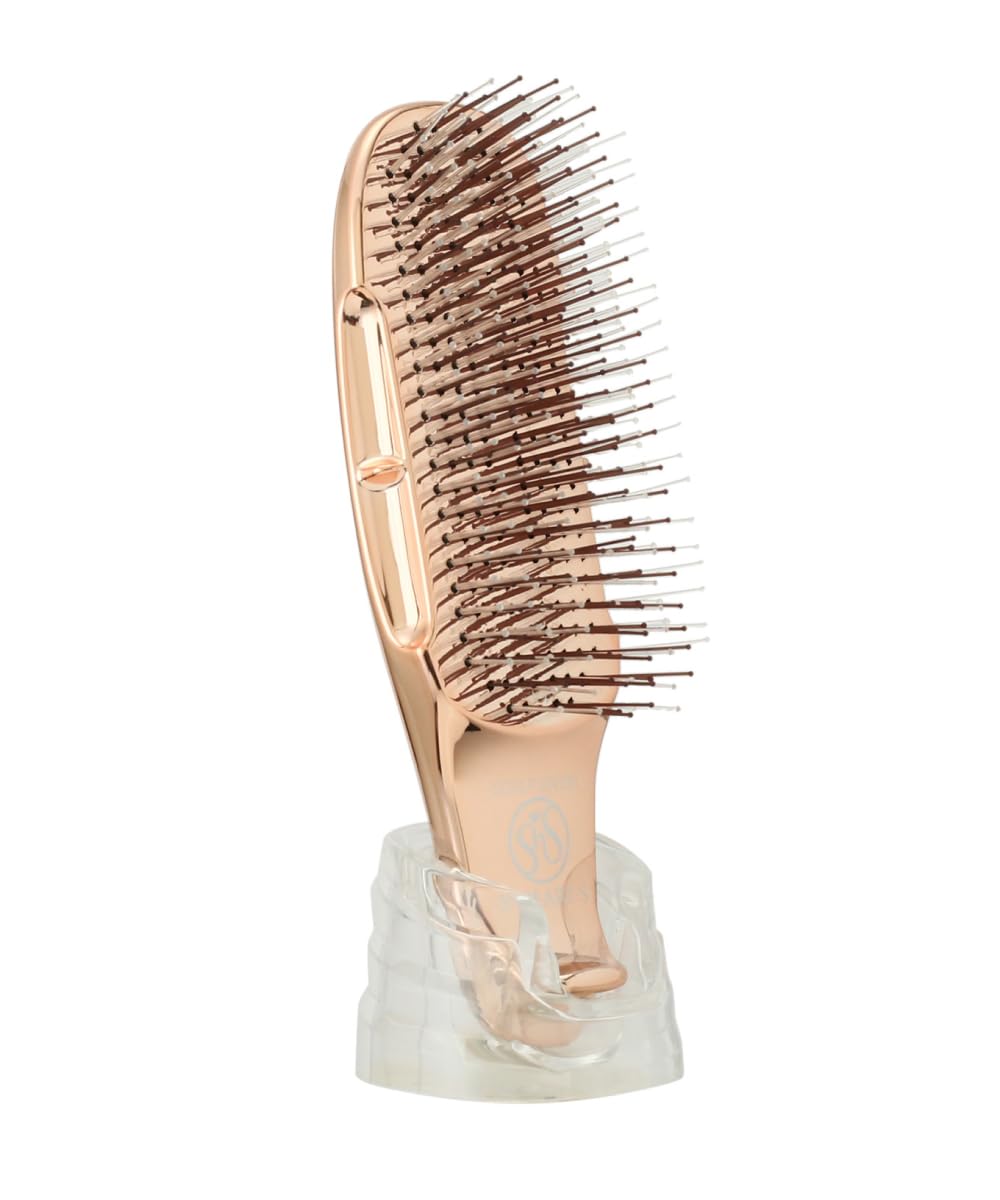 S-HEART-S Scalp Brush World Model Short Pink Gold
