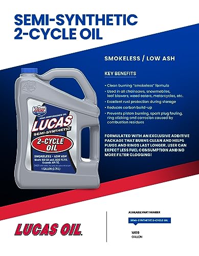 Lucas Oil 10115 Semi-Synthetic 2-Cycle Oil