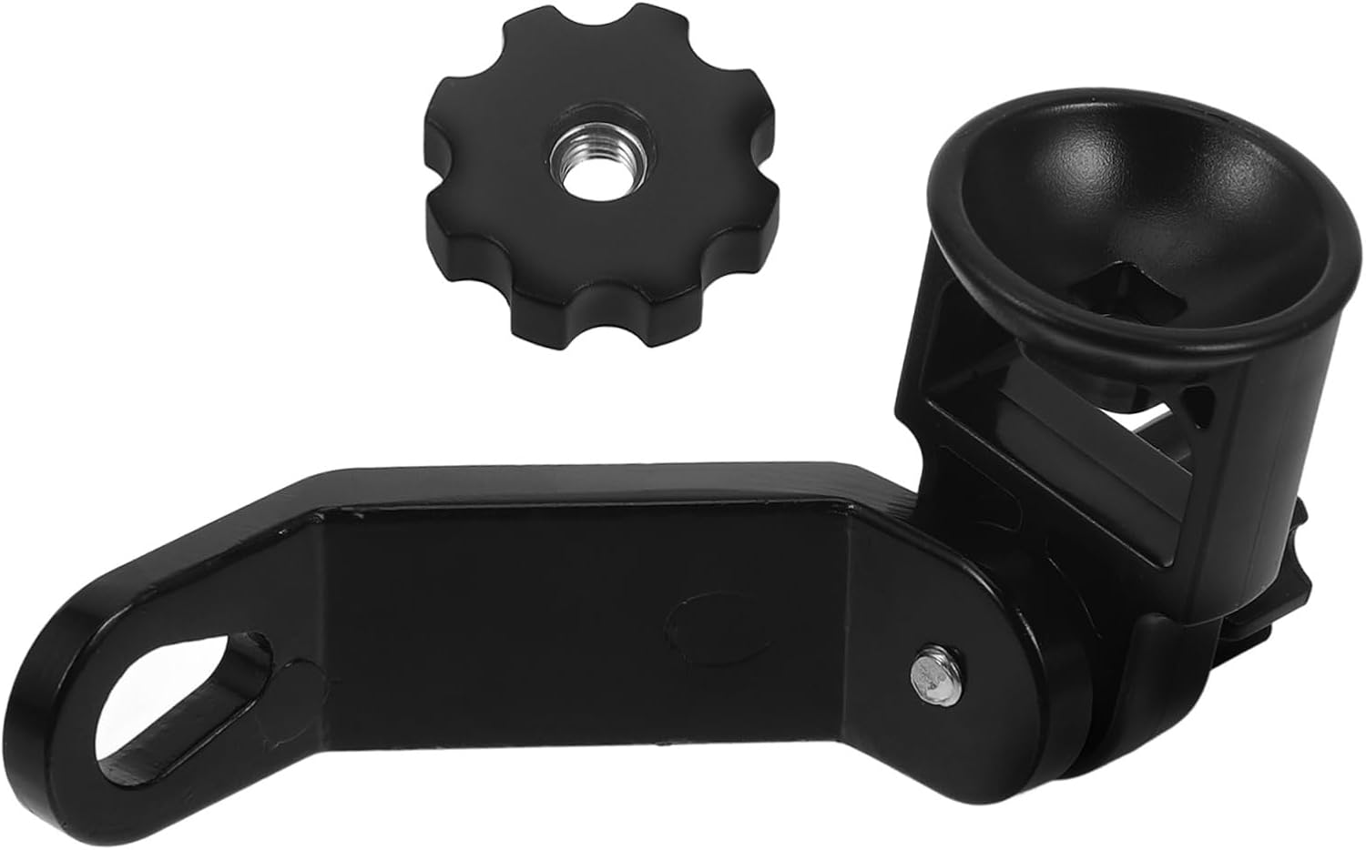Motorcycle Mirror Mount Extender Bracket for Phone Holder, Aluminum Alloy