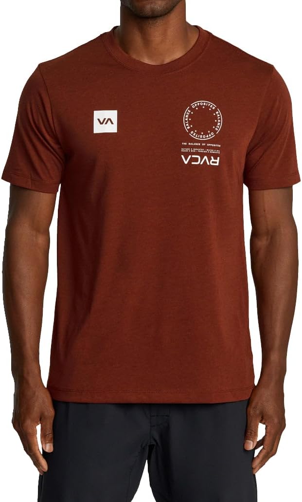 RVCA Sport Men's VA Mark Short Sleeve Tee Shirt