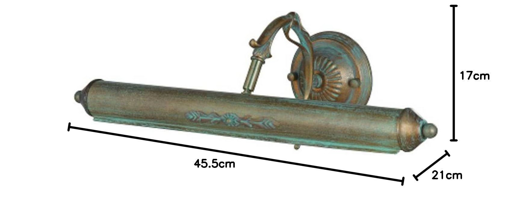 Lindby Lámpara de pared Kalea en Bronce hecho Metal e.o. para Salón & Comedor (2 llamas, E14) lámpara cuadros aplique