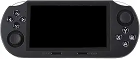 VINGVO Console de Jogo Portátil, Console de Tela IPS de 4,5 Polegadas 854x480, de Videogame retrô de 64 GB Com Suporte para 14 Emuladores, Ideal para Entretenimento de Jogos