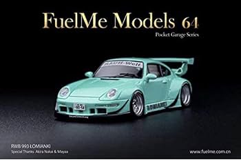 Fuelme RWB993 ドラゴンデザイン ミニカー Amazon | 1/64 FuelMe ポルシェ RWB 993 ミントグリーン RAUH-Welt