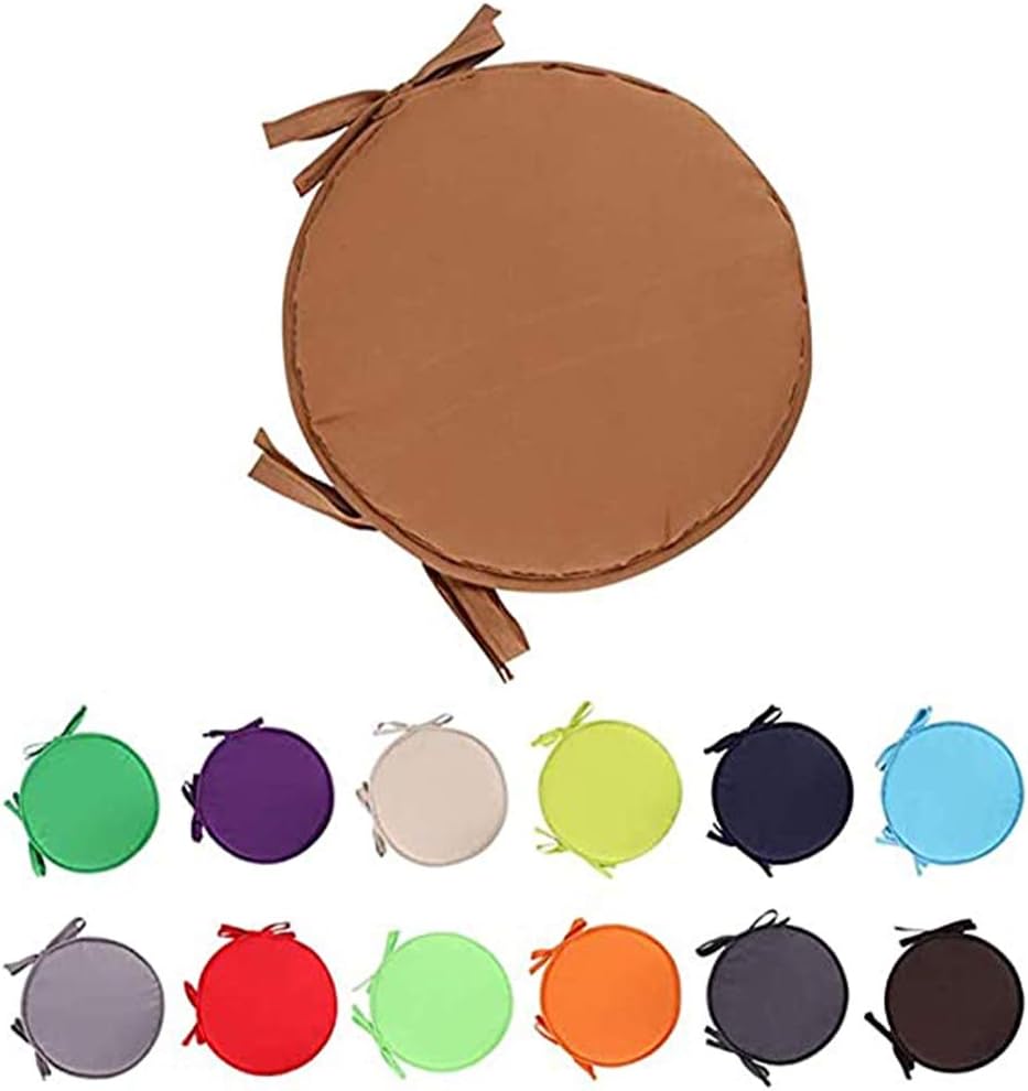 Amazon.com : RAILONCH Indoor/Outdoor Chair Pads Round Seat Cushions ...